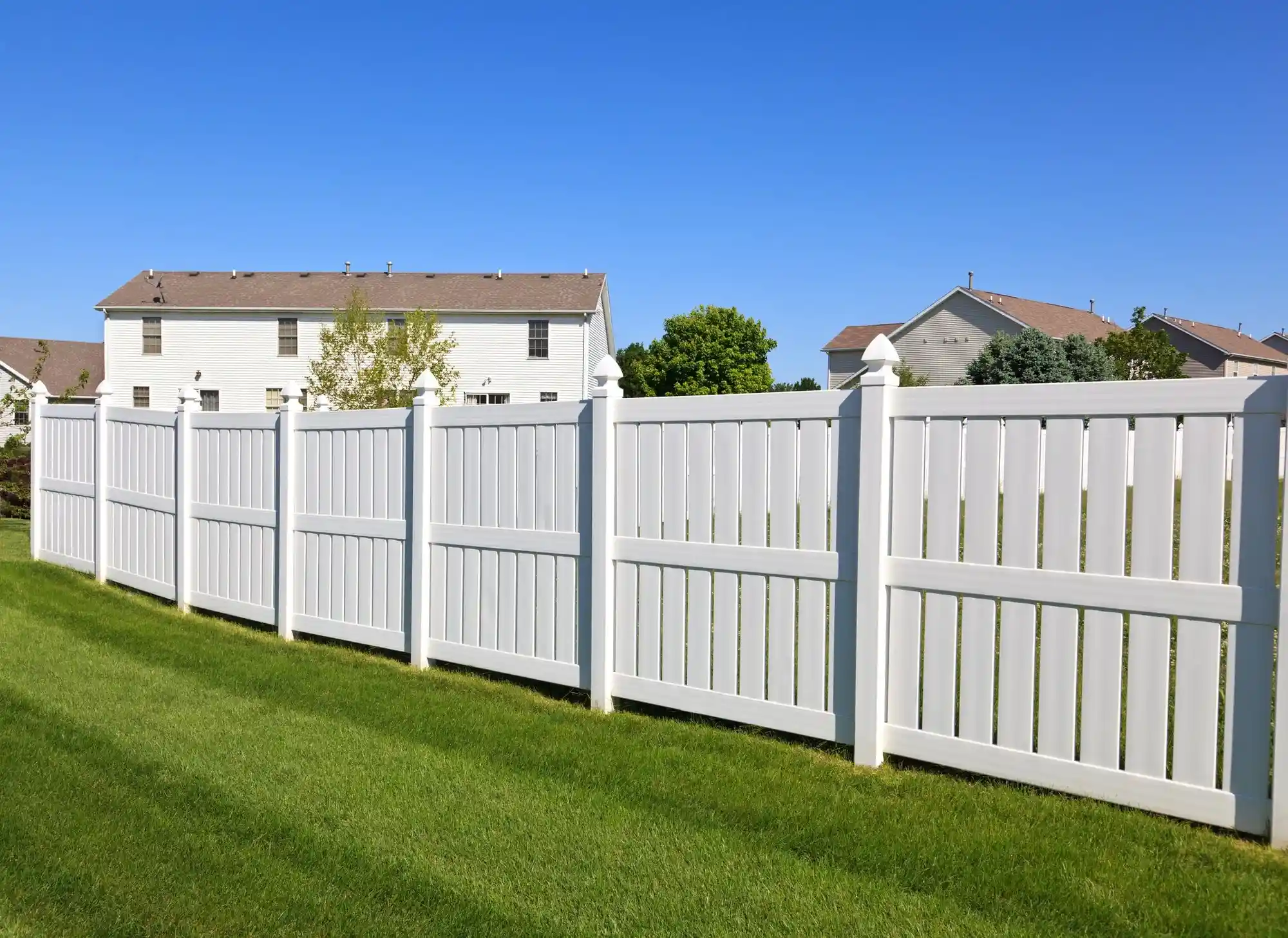 PVC and wood fences offer both privacy and style, making them ideal for residential and commercial properties. Our professional fence installation services ensure sturdy, long-lasting results tailored to your space and needs. PVC fencing is low-maintenance, weather-resistant, and available in a variety of designs and colors. Wood fencing adds natural beauty and charm, with customizable options for height, stain, and style. Whether you’re securing your yard, enhancing curb appeal, or creating a boundary, we deliver quality craftsmanship. Trust our team to install fences that combine function, durability, and visual appeal.
